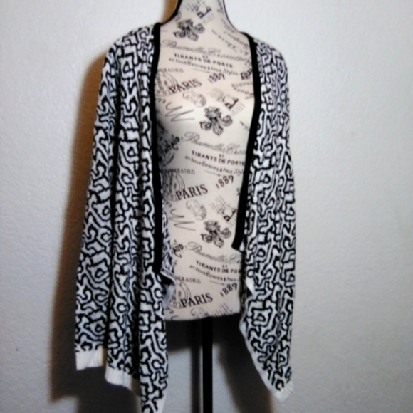Waterfall Open Front Thick Cardigan - Picture 1 of 3